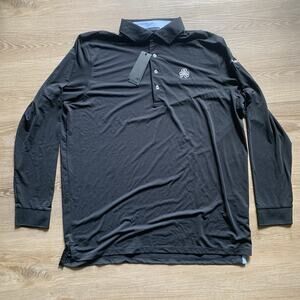 Greyson Kaya Polo Long Sleeve Golf Shirt Stretch Performance Shepherd Size XL